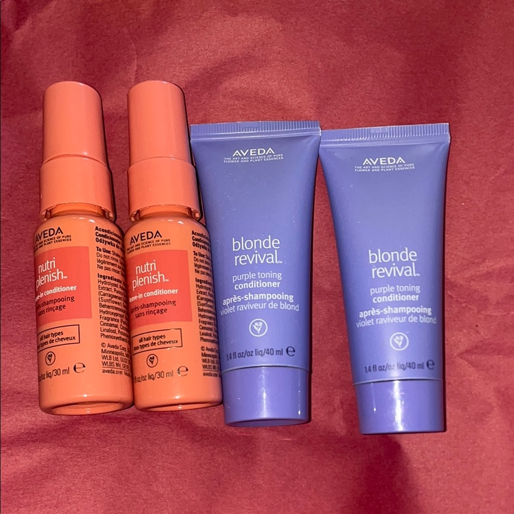 Aveda Blonde Revival and Leave In Conditioner.